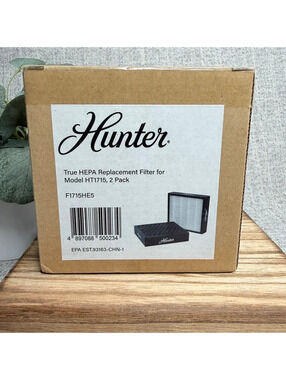 Hunter True HEPA Replacement Filter 2 Pack HT1715 Air Purifier Home Allergies